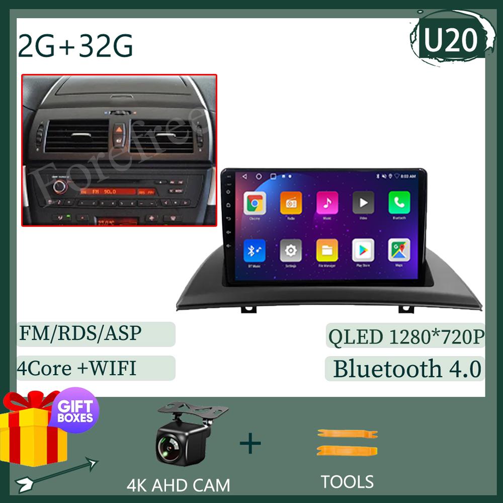 

WIFI Android 13 для BMW X3 E83 2003 - 2011 Автомобильный радио-видеоплеер CarPlay Android Auto GPS Bluetooth навигация Нет 2din DVD QLED