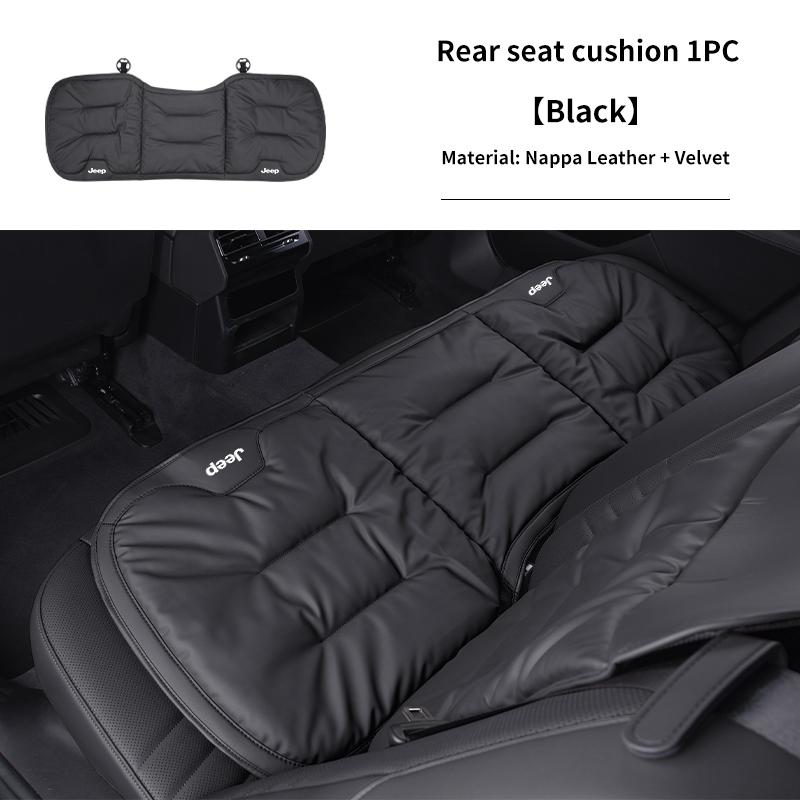 Car Velvet Cushion Vinter Leather Backrest Seat Cover Accessories For Jeep Grand Cherokee Compass Patriot Renegade Wrangler Libe ANO1