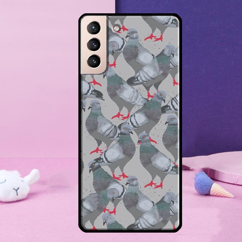 

Чехол для телефона Коллаж из голубей Для Samsung Galaxy S25 Ultra S24 Ultra S9 S10 S20 S21 S22 Plus S23 S24 FE Galaxy S10 Plus