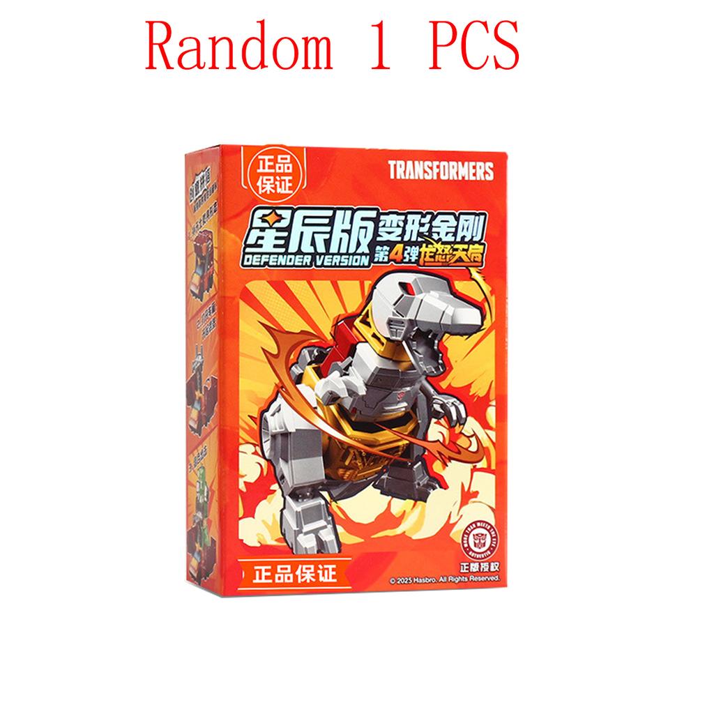 Original Blokees Transformers Defender Version Vol.4 Serie Blind Box Anime Zubehör Bauspielzeug Sammlermodell Lustige Geschenke