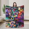 Metroids Hero Game Blankets Flannel Vintage Breathable Throw Blanket for Bed Sofa Winter