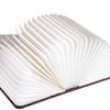 USB-Powered Walnut Book Light with Stepless Dimming and Eye Protection for Bedroom