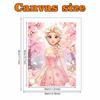 Disney Pearl Painting Frozen Elsa Pink Pearl Dress Handmade DIY Pearl Gemstone Painting Pictures Crafts Special Shape Home Wall Decoration