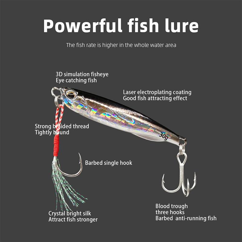 Japen Metal Cast Jig Spoon Shore Casting Jigging Fish Sea Bass Fishing Lure Artificial Bait Tackle