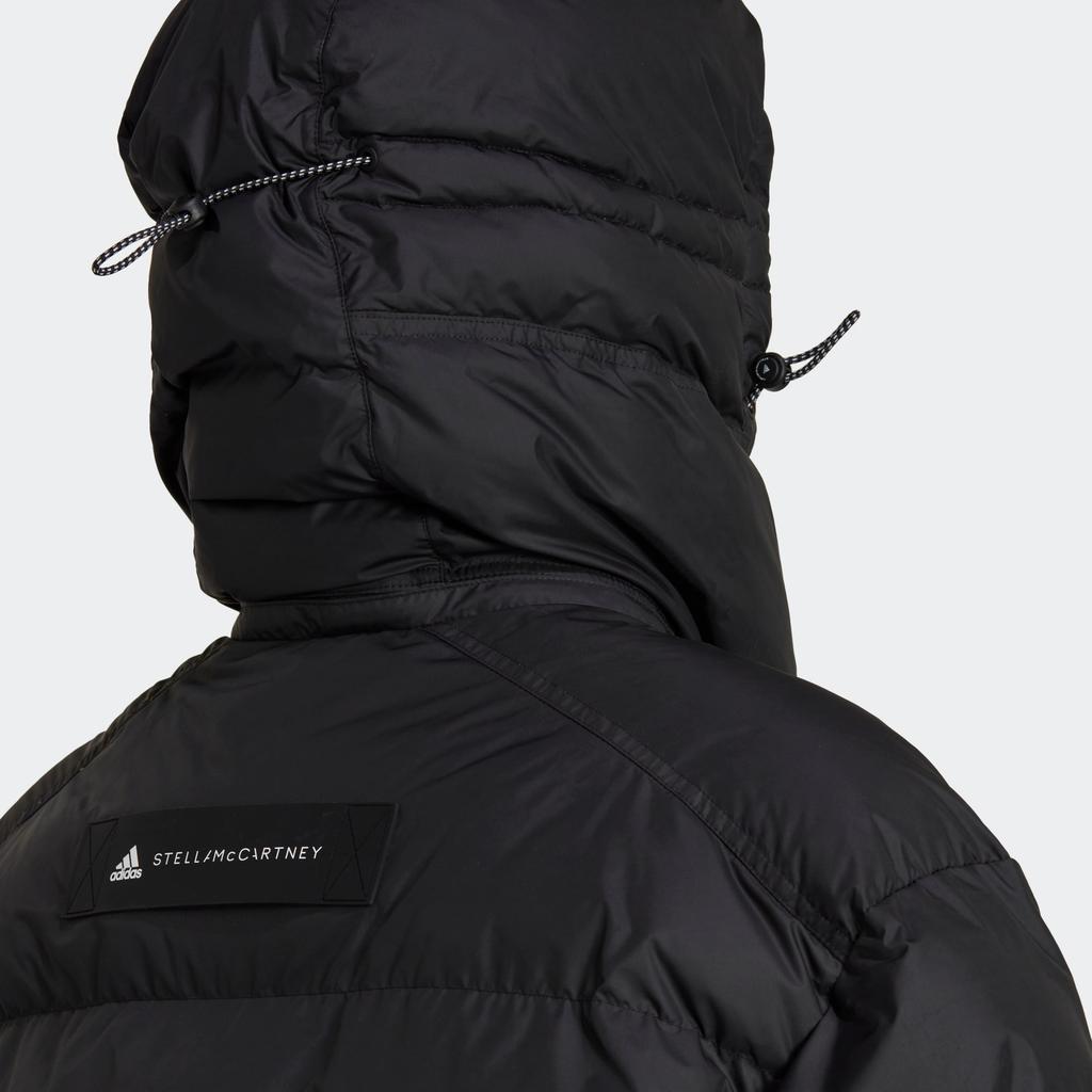 Adidas X Stella McCartney Puffer Jackets Women's Black Hooded Thickened Other HI6082