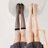 2/4 Pairs Solid Lady'S Sheer Knee High Stockings For Women  Summer Thin Sheer Knee High Stockings 15 Denier Nylon Socks