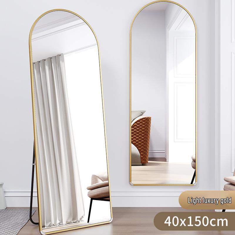 Full-Length Floor Mirror: Stylish Wall-Mounted Dressing Mirror for Bedrooms and Fitting Rooms