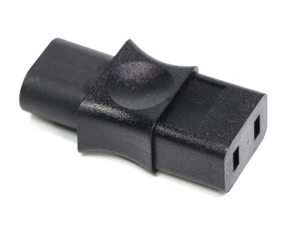 Old Standard Square 2P Glasses Type Power Conversion Plug C7 Glasses Cable Adapter Vintage Synthesizer (IEC C8) @KORG/ROLAND/BOSS/AKAI