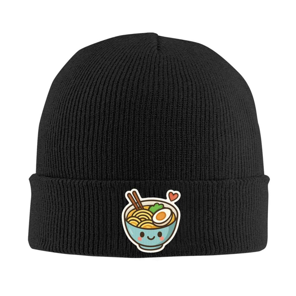 Kawaii RaUnisex Schüssel Warme Strickmütze Winter Strickmütze Mütze Beanie Hip Hop Caps für Unisex