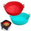 Non-stick Reusable Air Fryer Basket Liners, 8-inch, 2-pack
