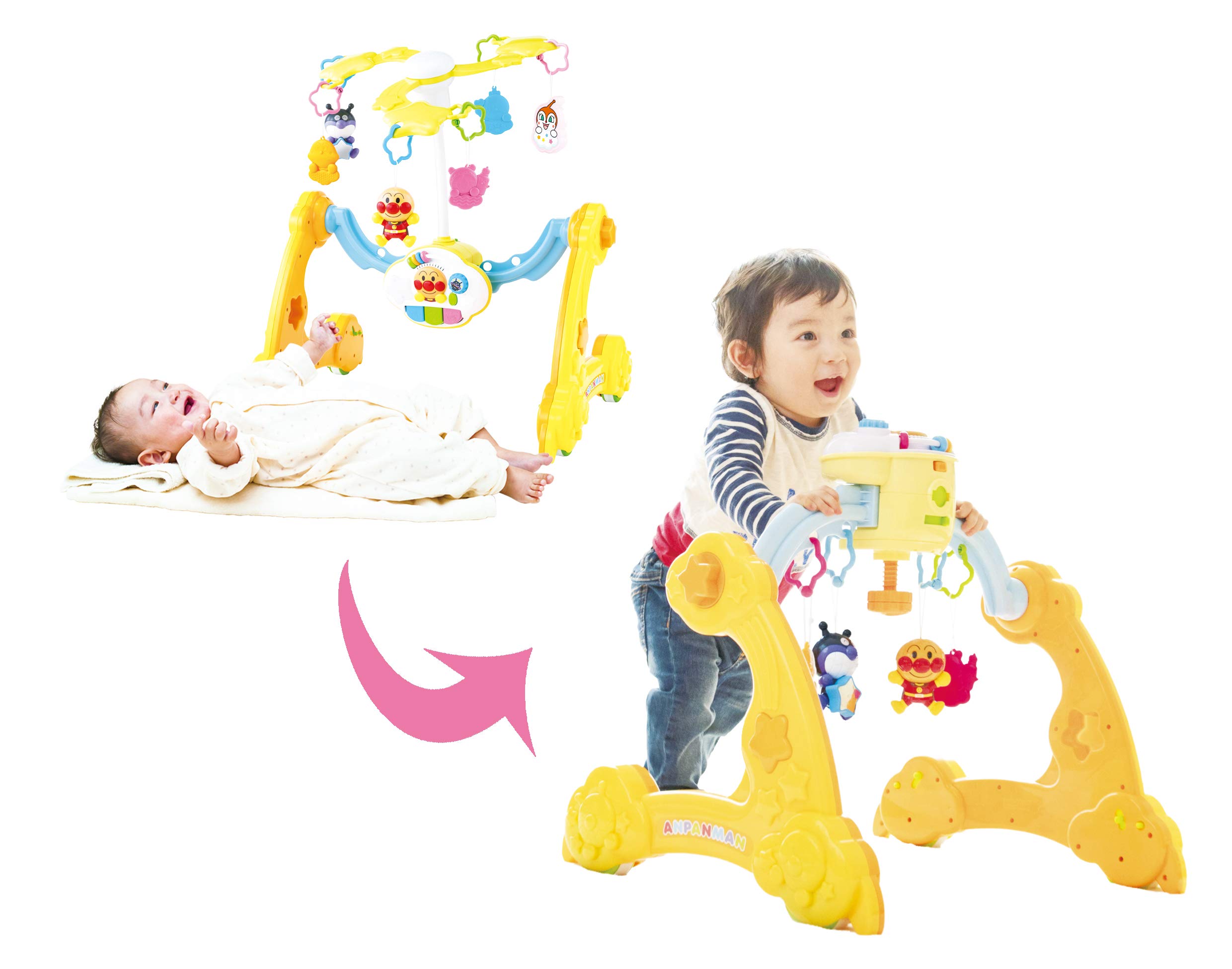 

Anpanman 8WAY Уокер странный Удачи Счастливого