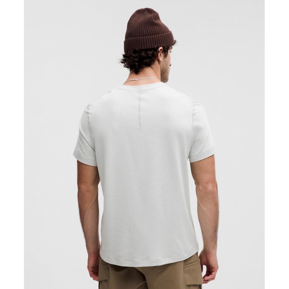 Lululemon Soft Jersey Short Sleeve Shirt Heathered Vapor Heathered Silver Drop