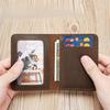 Genuine Leather Card Bag Wallet Crazy Horse Leather Driver's License Holder Vintage Multi-slot Cowhide Wallet
