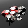 Puppenhaus Miniatur 1:12 Mini Topf Set Diy Puppe Haus Küche Möbel Zubehör Rot Silber Suppe Braten Milch Pan Dropshipping