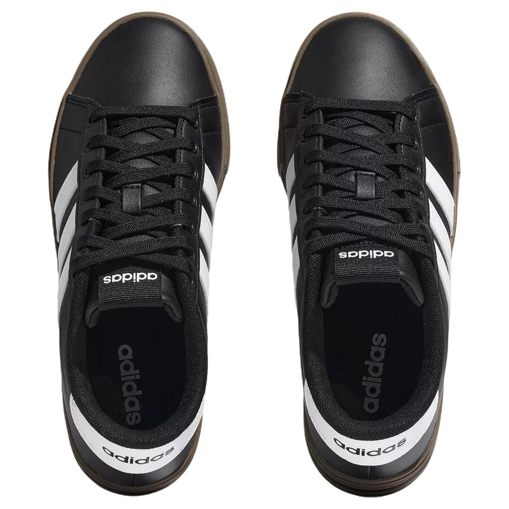 Adidas Daily 4.0 Slip Resistant Abrasion Resistant Low top Skateboard Shoes Unisex Black KH8001
