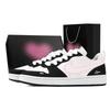 Court Borough Pink Heart Promise Low Top Skateboard Shoes Unisex Black Pink DV5456-131(Team529-)