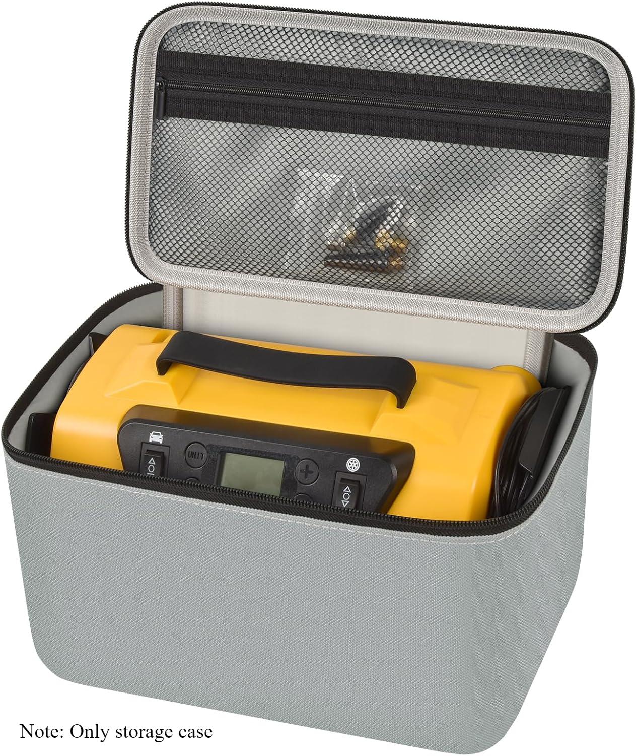 

Сумка для хранения воздушного компрессора, совместимая с насосом для накачивания шин AstroAI для автомобильного насоса для шин 150PSI 12 В постоянного тока/110 В переменного тока, чехол для переноски воздушного насоса M серый