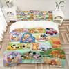 3pcs Mini Winnie Minnie and Friends Bedding Set Includes Quilt Cover and Pillowcases, Suitable for All Seasons S072