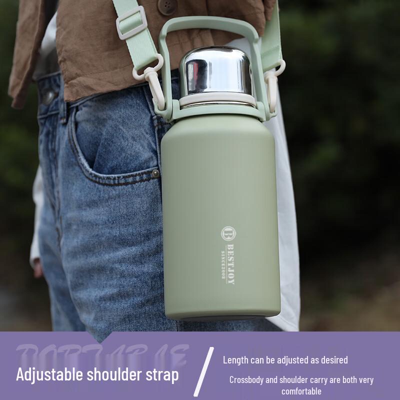 FUGURNG BESTJOY Portable Insulated Water Bottle Set 800ml+440ml