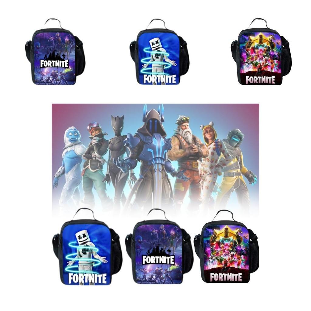 Fortnite Stylish 3d Digital Printed Lunch Bag For Men Ideal For Casual Travel