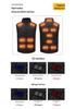 Smart Heated Vest - USB Charged Graphene Heating with Constant Temperature Cotton Gilet