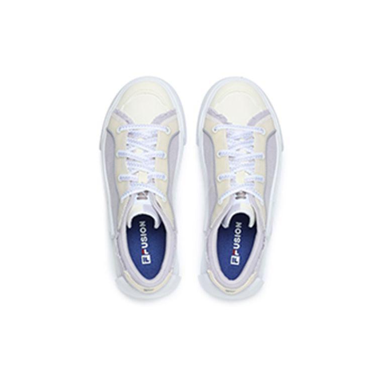 FILA Fusion Pop Casual Low-Top Canvas Shoes Women sneaker Purple White T12W232103FTP