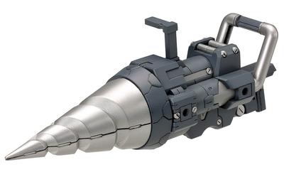 KOTOBUKIYA Modeling Support Goods Heavy Weapon Unit 09 Vortex Driver Total Length 180mm Plastic Model MH09X M.S.G Approx. Non-Scale