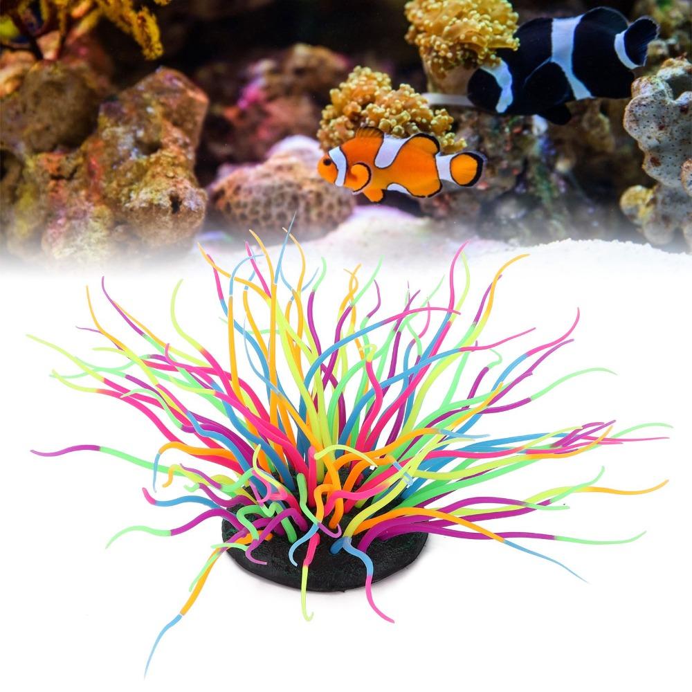 Silicone Silicone Anemone Coral Simulation Simulation Sea Anemone  Aquarium Decoration