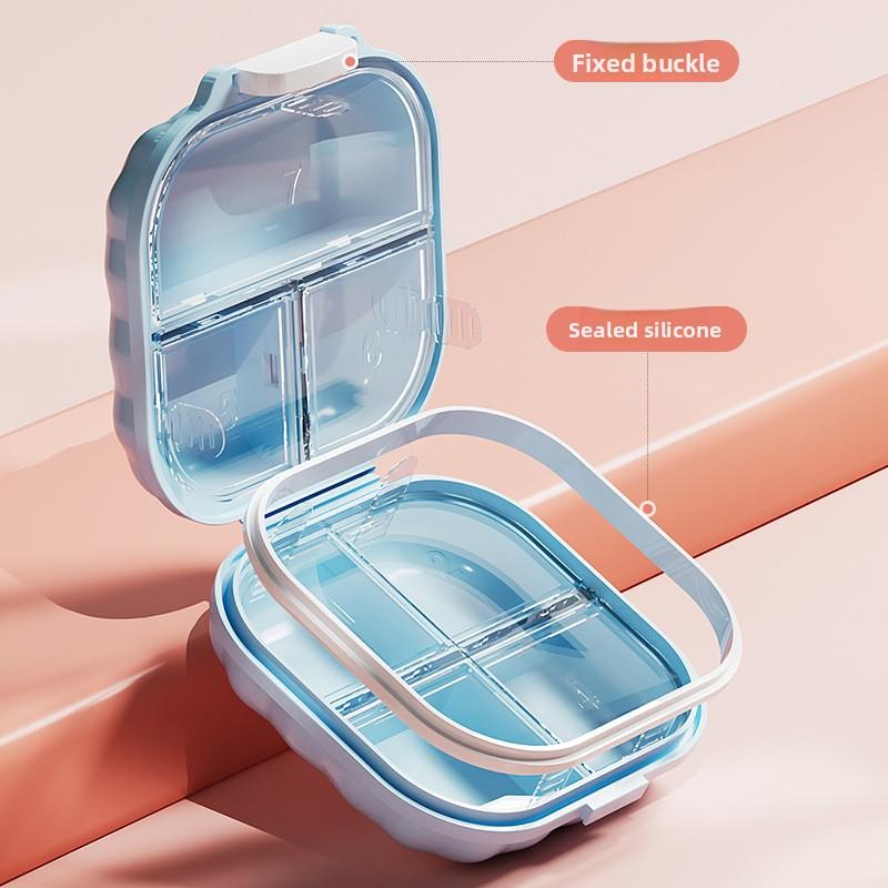 Portable Mini Pill Dispenser for Home Use, Three Meals A Day