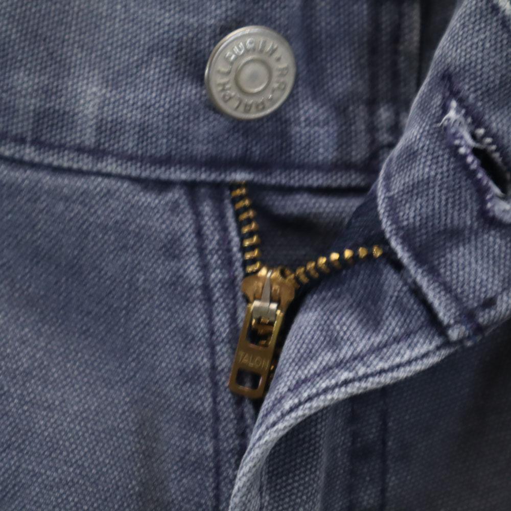 RRL Made In USA Straight Denim Pants Talon Zip Ralph Lauren RALPH LAUREN Men's Used