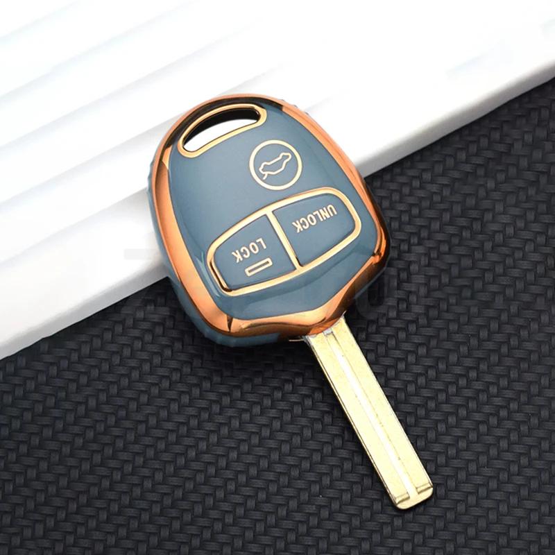 2/3 Buttons Remote Car Key Case Cover For Mitsubishi Lancer Ex Asx Outlander Galant Pajero Shell Fob Holder Accessories