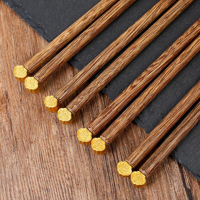 TLXT Wenge Wood Chopsticks Gift Set