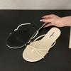 Fashion Fashion Round Toe Ladies Flats Slippers Sandals Shoes Summer Beach Female Slides Footwear Women Flats Slippers Shoes Flip flops