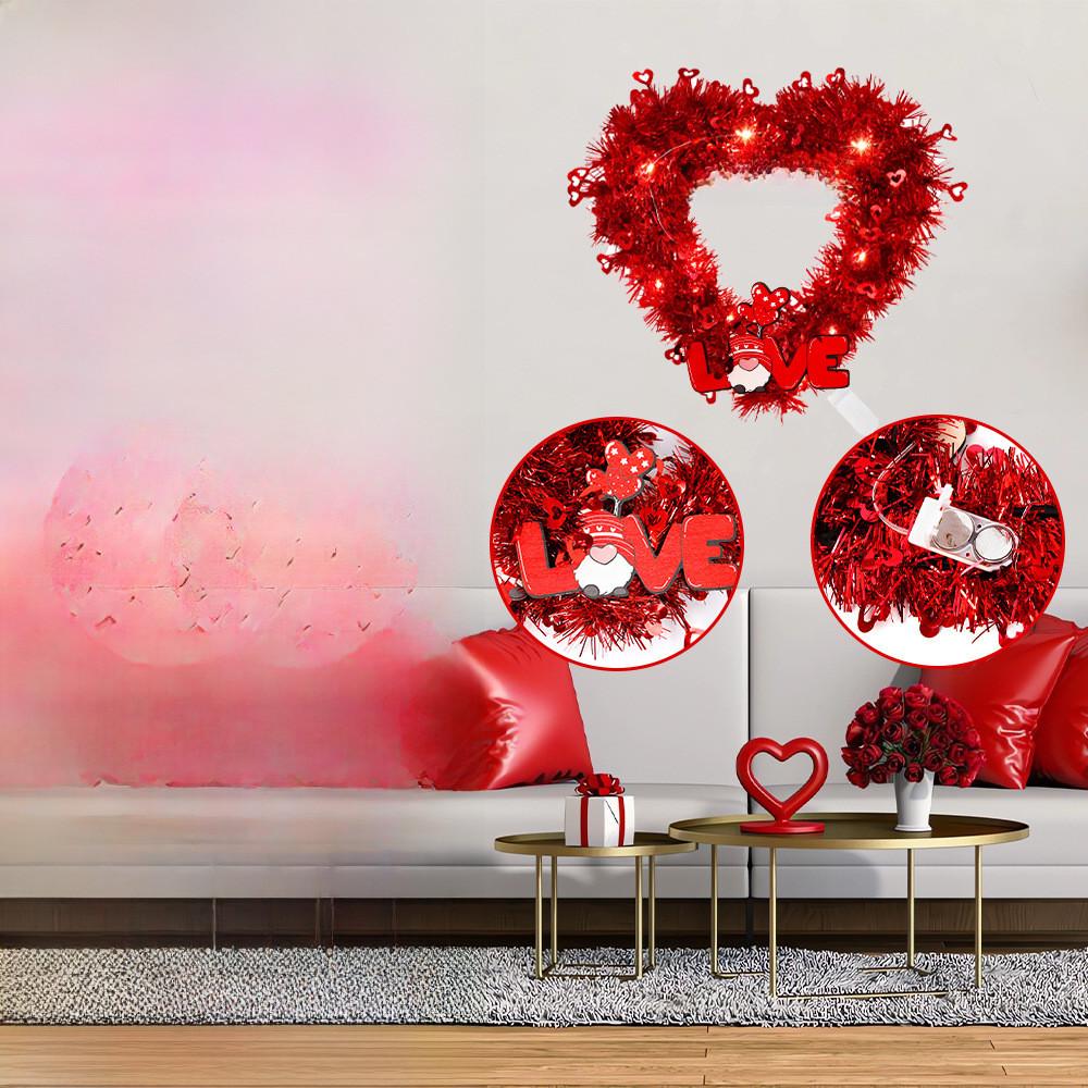 Adorable Led Love Heart Garland For Memorable Valentines Day And Wedding Events