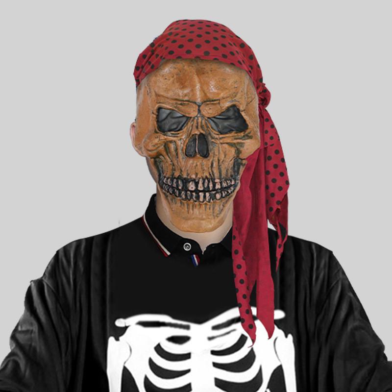 Eng rubberen monstermasker voor Halloweenfeest, kostuum, spookgezichtdecoratie