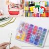 Good-Embroidery Floss Organizer Winder 36 Compartments 1 Removable Design With 150 Floss Bobbins And 2 Piece Numbered Sticker Se
