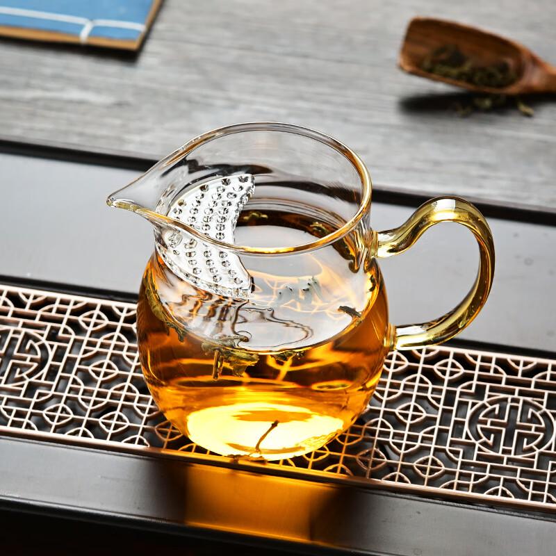 Shangqi Thickened High-Temperature Glass Fairness Cup with Crescent Filter