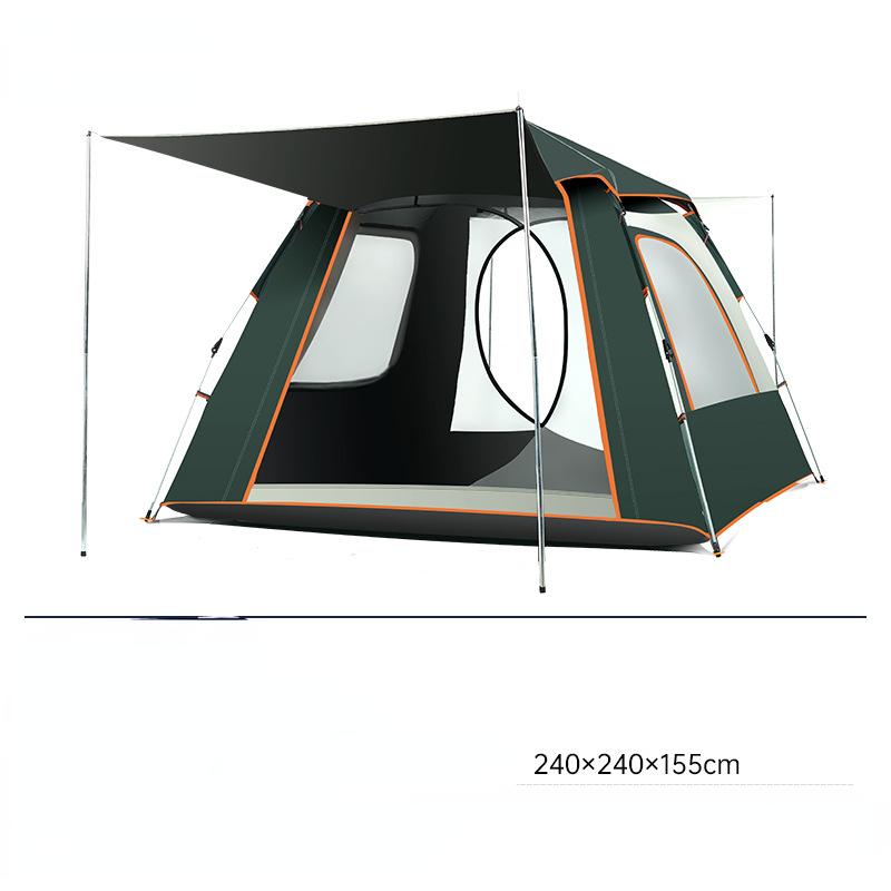 5-8 Person Outdoor Automatic Quick Open Tent Rainfly Waterproof Camping Tent Family Outdoor Instant Setup Tent with Carring Bag