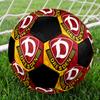 SIZE 5 Dynamo Dresden Soccer Ball Colorful All Ages Machine Stitched PVC Competition Ready Durable High-Bounce