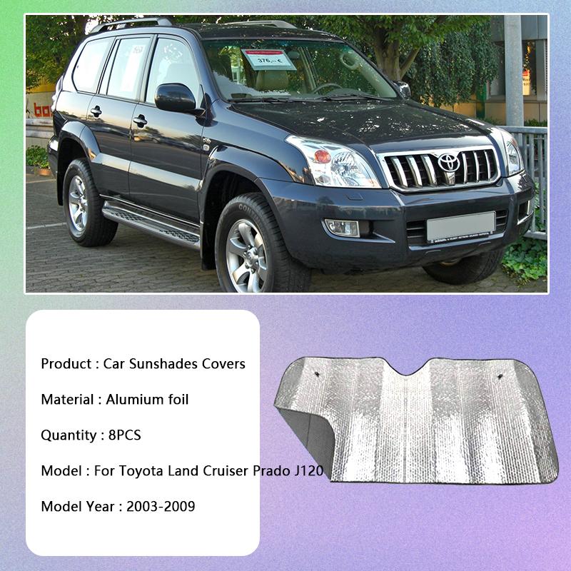Window Visor For Toyota Land Cruiser Prado J120 LC120 Lexus GX 470 2003~2009 Sunshades Sun Windshields UV Protection