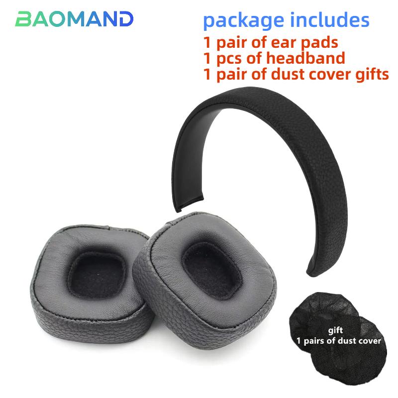 

1 set Replacement Earpads Headband for MARSHALL MAJOR III BLUETOOTH Marshall 3 generation Headphone Memory Foam EarCushion Cover