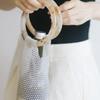 Hand-Woven Wine Storage Net Bags Portable Handbag With Bracelet  Wine Bottle Bags Tote Bags Mug Carrying Pockets Home Wine