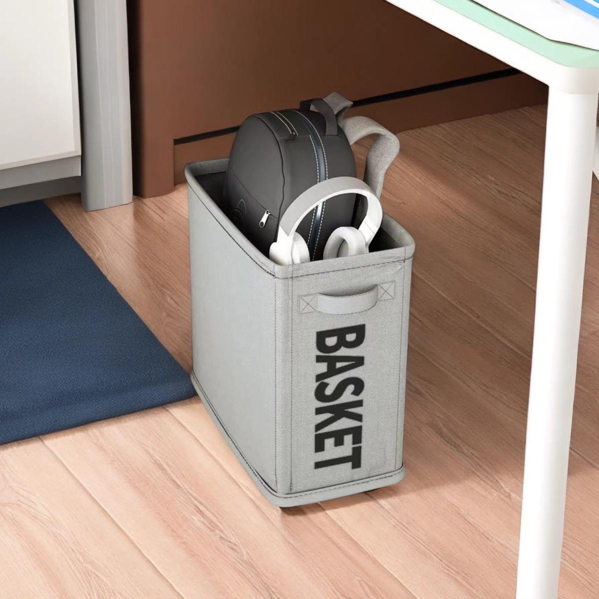 

Wheeled Japanese Oxford Cloth Laundry & Yoga Mat Storage Basket 40*20*35