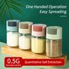 D5 Adjustable Salt Dispenser Condiments Container Sugar Bottle Spice Pepper Salts Shaker Spice Jar Salts Tank Seasoning Bottle