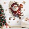 1Pc Santa Claus Wall Decal - Removable Christmas Sticker, Suitable For Living Room And Home Decor,Easy To Install Room Decor