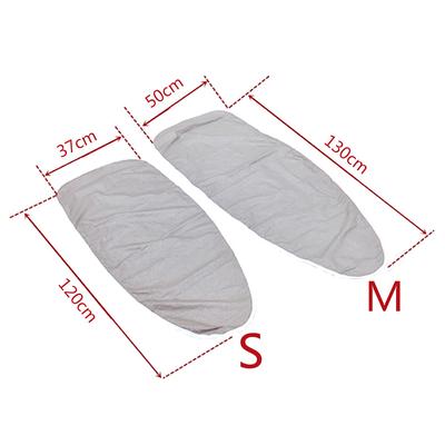 Universele Zilver Gecoate Strijkplankhoes & 4 mm Dik Kussen Reflecteert Warmte 2 Maten
