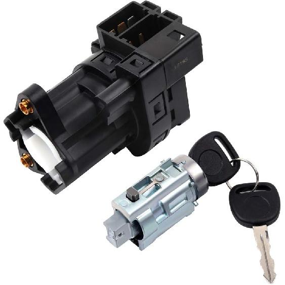 

cciyu Ignition Lock Cylinder and Starter Switch Replacement Fits for 1997-2005 for Chevrolet for Oldsmobile for Pontiac
