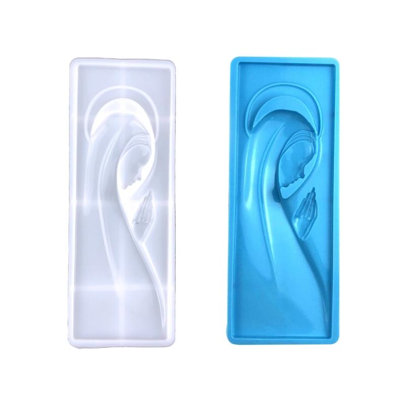 Creative Decor Gifts with this 3D Prayer Girl Silicone Candle Mold Easy to Use and Reusable Resin Molds DIY Crafts