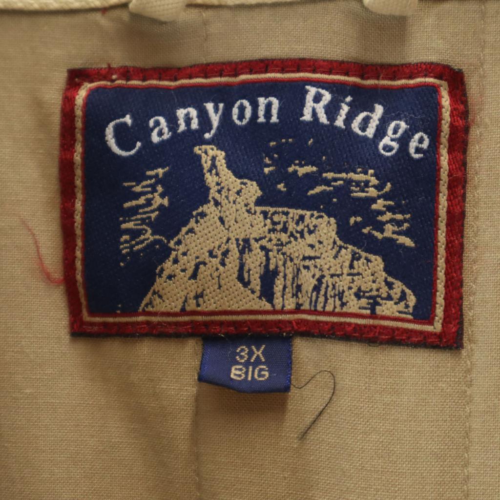 Canyon Ridge 90s Old Coverall 3X Beige Biggs Men's Used