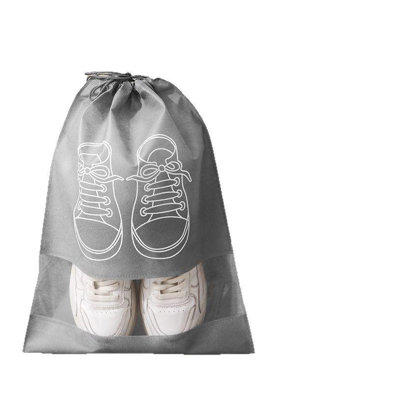 Staubdichter & Feuchtigkeitsabweisender Schuhaufbewahrungsbeutel mit Kordelzug - Reise- & Studentenwohnheim-Organizer
